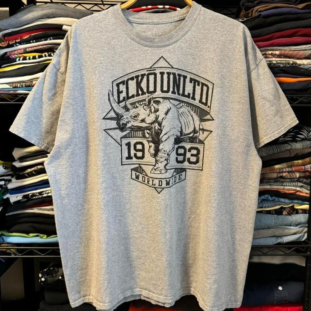 Vintage Y2K Ecko Unltd Mens Size XXL Graphic Tshirt